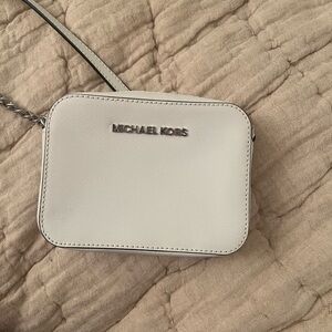 Michael Kors White Crossbody Bag